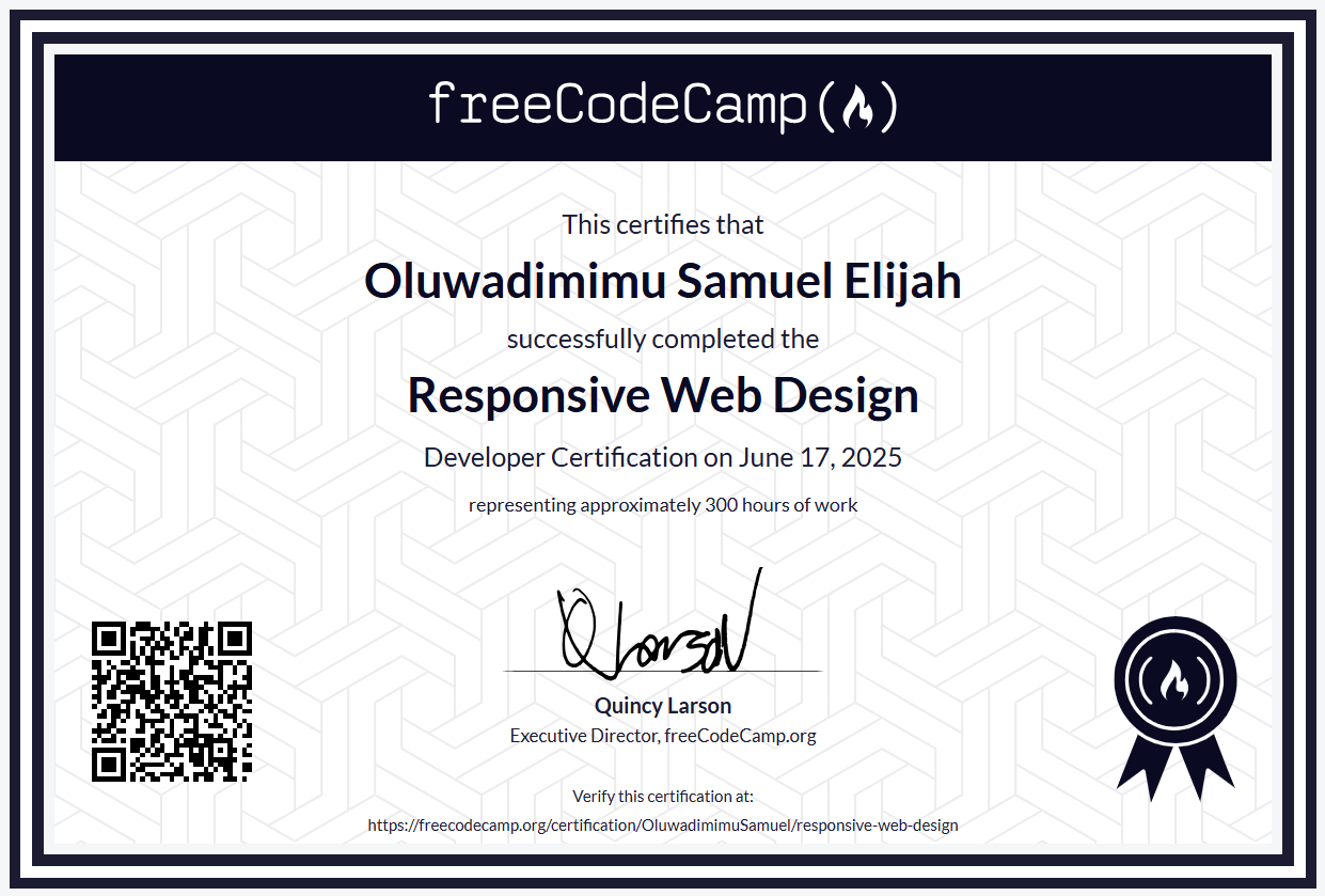 Responsive Web Design: FreeCodeCamp